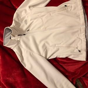White north face jacket